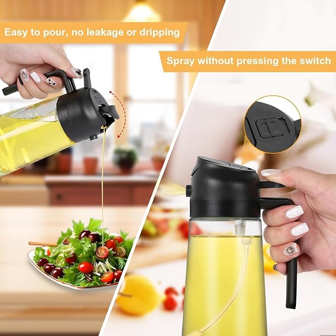 SprayPour™ – 2-in-1 Oil Dispenser and Spray Bottle
