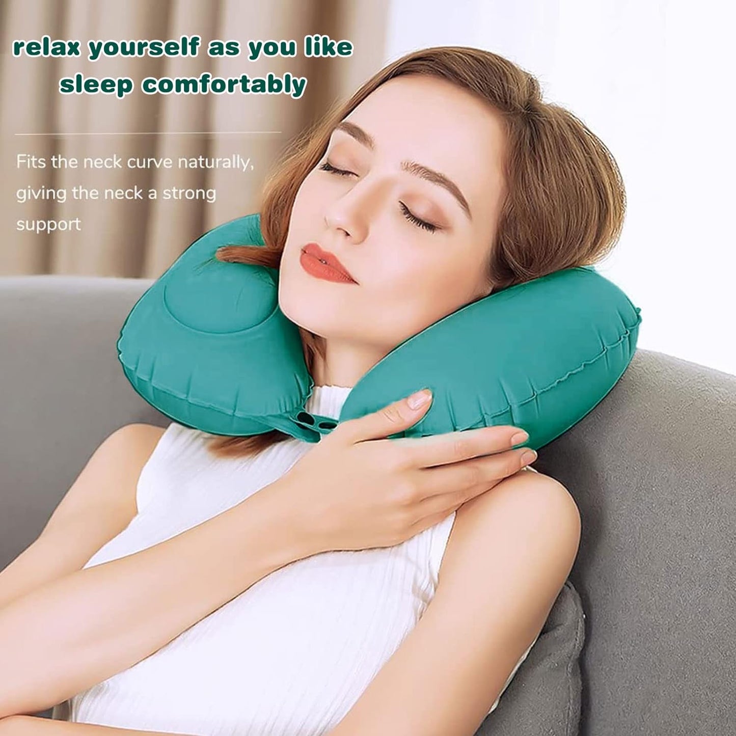 CloudRest™ Inflatable Travel Pillow