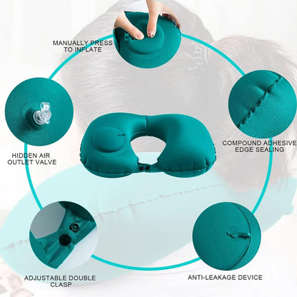 CloudRest™ Inflatable Travel Pillow